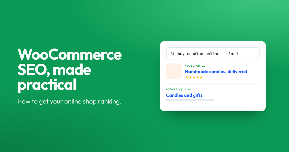 Featured illustration for WooCommerce SEO: A Practical Guide to Ranking Your Online Store